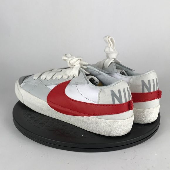 Nike Blazer Low ‘77 Jumbo Swoosh White/Red DQ8769-100 Men’s Size 11.5 - Picture 7 of 12